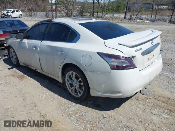 2014 Nissan Maxima S with VIN 1N4AA5AP1EC445241, listed as a IAAI auction lot 41877428 with Not provided miles and . Bid and sale history available at DreamBid. Image 3.