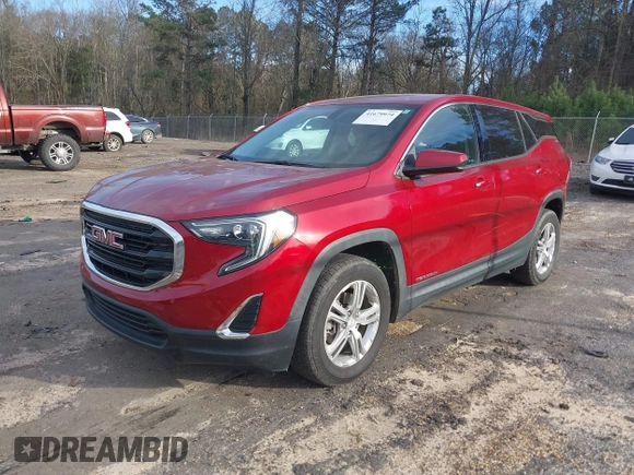 2019 GMC Terrain SLE with VIN 3GKALMEV9KL193203, listed as a IAAI auction lot 41679974 with 76,684 mi miles. Bid and sale history available at carsss.com. Image 2.