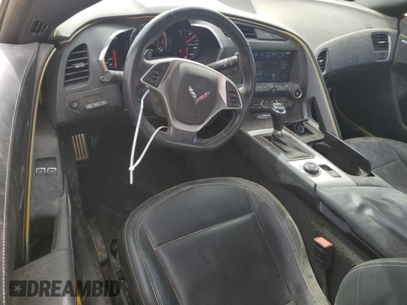2016 Chevrolet Corvette 2LT with VIN 1G1YD2D7XG5123465, listed as a Copart auction lot 75078914 with 39,150 mi miles and Clean Title. Bid and sale history available at carsss.com. Image 8.