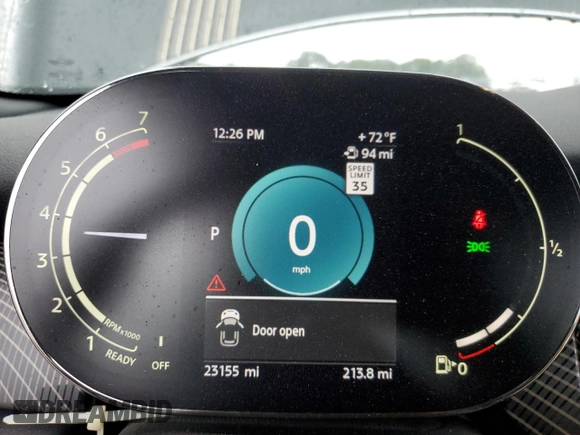 2023 MINI Convertible Cooper S with VIN WMW43DL07P3R08849, listed as a Copart auction lot 58404425 with 23,155 mi miles and Salvage title. Bid and sale history available at DreamBid. Image 9.