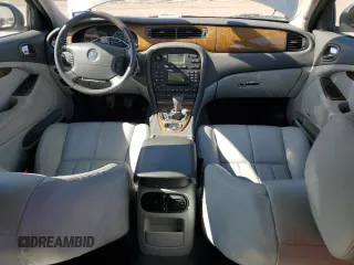 2003 Jaguar S-Type with VIN SAJEB01T83FM51480, listed as a Copart auction lot 43444065 with 83,840 mi miles and Salvage Title. Bid and sale history available at DreamBid. Image 8.