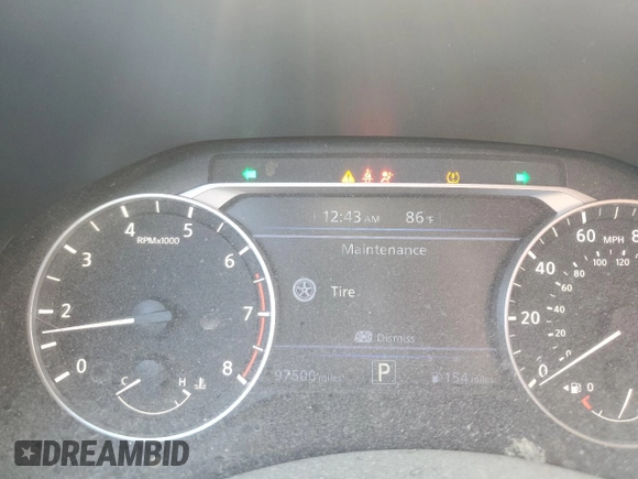 2019 Nissan Altima 2.5 SR with VIN 1N4BL4CV4KC106666, listed as a Copart auction lot 42619985 with 97,500 mi miles and Salvage Title. Bid and sale history available at carsss.com. Image 9.