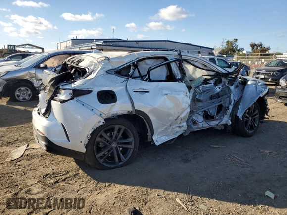 2022 Lexus NX with VIN JTJHKCFZ7N2005953, listed as a Copart auction lot 89403825 with Not Provided miles and Salvage Title. Bid and sale history available at carsss.com. Image 3.