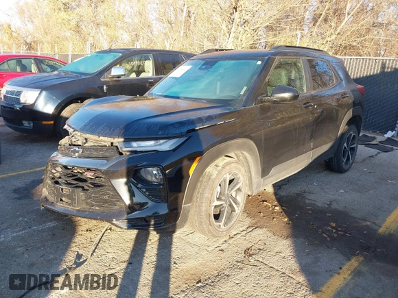 2022 Chevrolet TrailBlazer RS with VIN KL79MUSL4NB114408, listed as a IAAI auction lot 40994141 with 35,669 mi miles. Bid and sale history available at carsss.com. Image 18.