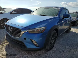 2016 Mazda CX-3 Grand Touring with VIN JM1DKDD74G0128911, listed as a Copart auction lot 62190022 with 61,562 mi miles. Bid and sale history available at carsss.com. Image 2.