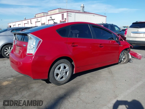 2010 Toyota Prius II with VIN JTDKN3DU0A0020971, listed as a IAAI auction lot 41840570 with 121,155 mi miles. Bid and sale history available at carsss.com. Image 13.