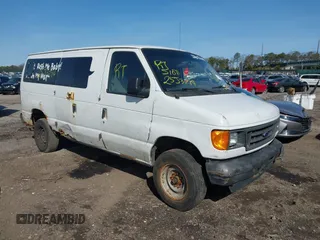 2006 Ford Econoline Cargo with VIN 1FTSE34L16DB26658, listed as a IAAI auction lot 41922999 with Not Provided miles. Bid and sale history available at carsss.com. Image 1.