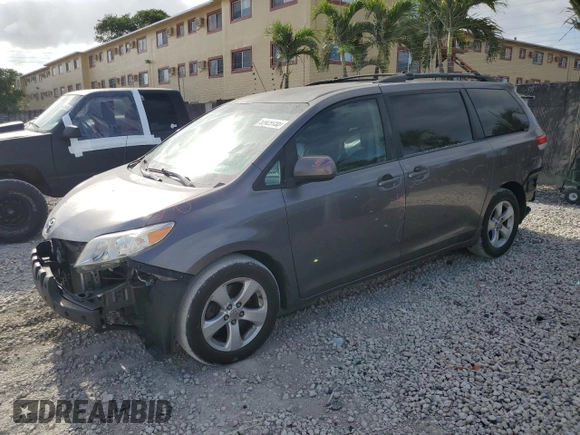 2014 Toyota Sienna LE AAS with VIN 5TDKK3DC7ES417550, listed as a Copart auction lot 53429155 with 126,855 mi miles and Salvage Title. Bid and sale history available at carsss.com. Image 1.