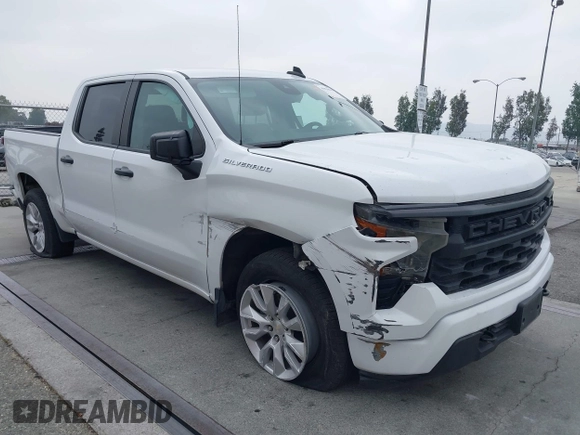 2022 Chevrolet Silverado 1500 Custom with VIN 1GCPABEK1NZ531213, listed as a IAAI auction lot 41915039 with 39,940 mi miles and . Bid and sale history available at DreamBid. Image 1.