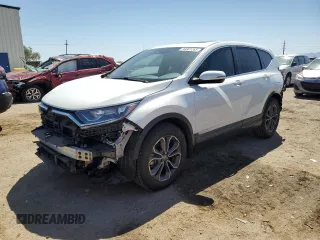 2020 Honda CR-V EX-L with VIN 2HKRW1H80LH416370, listed as a Copart auction lot 50381265 with 34,436 mi miles and Salvage Title. Bid and sale history available at carsss.com. Image 1.
