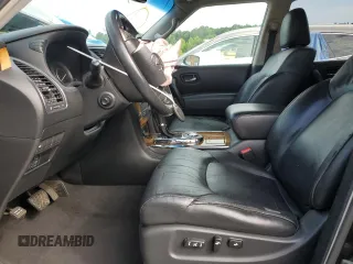 2014 Infiniti QX80 with VIN JN8AZ2NF0E9554617, listed as a Copart auction lot 61497525 with 209,942 mi miles and Salvage title. Bid and sale history available at DreamBid. Image 7.