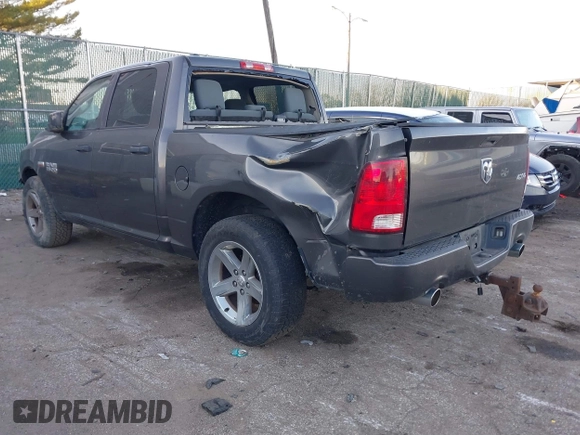 2014 Ram 1500 Express with VIN 1C6RR7KT4ES452856, listed as a IAAI auction lot 40962074 with 42,211 mi miles. Bid and sale history available at carsss.com. Image 3.