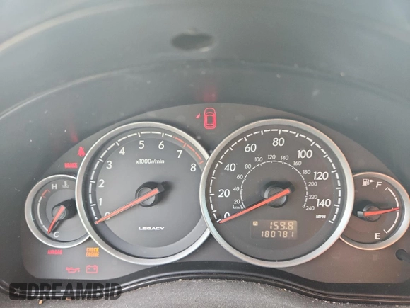 2006 Subaru Legacy Special z VIN 4S3BL626566220227, wystawiony jako Copart lot #63448415 z przebiegiem 180 781 mil mil oraz Szkoda całkowita • Salvage title. Historia ofert i sprzedaży dostępna na DreamBid. Obrazek 9.