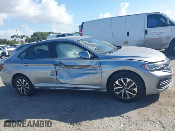 2023 Volkswagen Jetta S with VIN 3VW4M7BUXPM047961, listed as a IAAI auction lot 41586064 with 36,986 mi miles and . Bid and sale history available at DreamBid. Image 13.