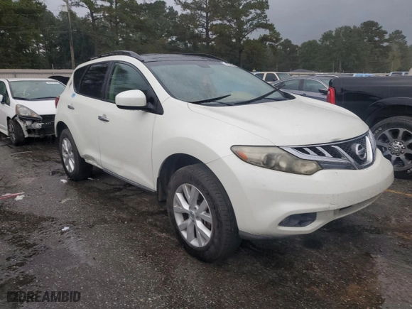 2011 Nissan Murano LE with VIN JN8AZ1MU6BW061726, listed as a Copart auction lot 80458544 with 193,080 mi miles and Salvage Title. Bid and sale history available at carsss.com. Image 4.