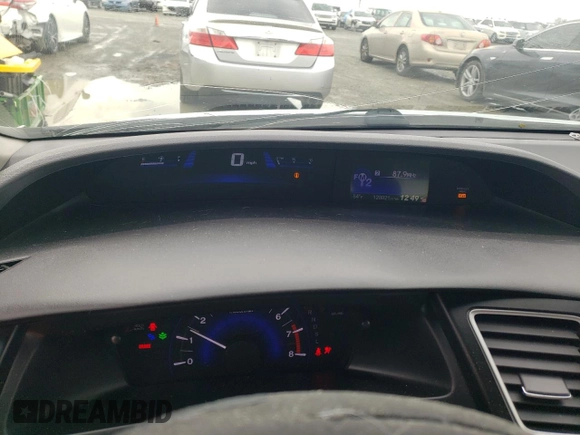 2015 Honda Civic Sedan LX with VIN 2HGFB2F57FH516977, listed as a Copart auction lot 49479835 with 128,821 mi miles and Salvage Title. Bid and sale history available at carsss.com. Image 9.