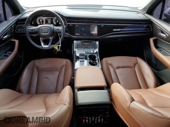 2023 Audi Q7 Premium Plus with VIN WA1LCBF78PD025715, listed as a Copart auction lot 51106685 with 15,780 mi miles and Salvage title. Bid and sale history available at DreamBid. Image 8.