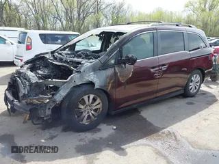 2014 Honda Odyssey EX-L with VIN 5FNRL5H64EB115536, listed as a IAAI auction lot 41997948 with Not Provided miles and . Bid and sale history available at carsss.com. Image 2.