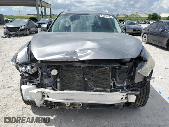 2017 Infiniti QX70 with VIN JN8CS1MW7HM411920, listed as a Copart auction lot 63930635 with Not provided miles and Clean title. Bid and sale history available at DreamBid. Image 5.