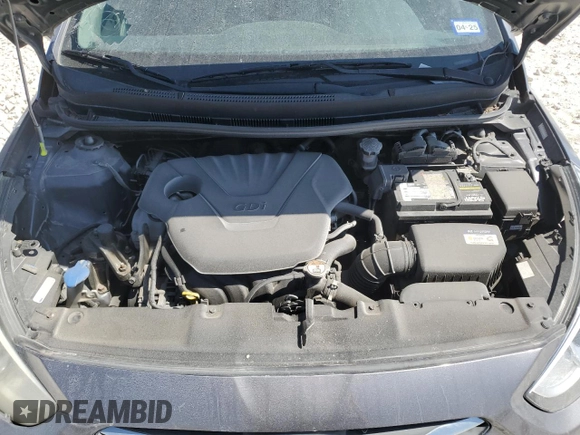 2017 Hyundai Accent SE with VIN KMHCT4AE4HU310352, listed as a Copart auction lot 50322535 with 108,815 mi miles and Salvage Title. Bid and sale history available at carsss.com. Image 11.