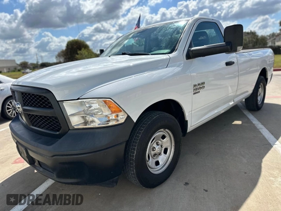 2020 Ram 1500 Tradesman with VIN 3C6JR6DG8LG263736, listed as a Copart auction lot 81547714 with 81,221 mi miles and Clean title. Bid and sale history available at DreamBid. Image 2.