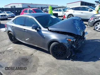 2014 Lexus IS 350 with VIN JTHBE1D21E5005034, listed as a IAAI auction lot 41674483 with 110,456 mi miles. Bid and sale history available at carsss.com. Image 1.