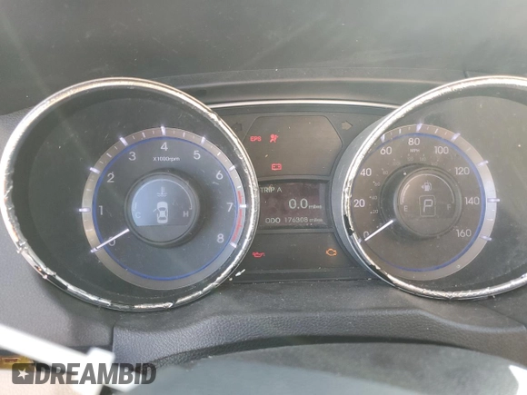 2013 Hyundai Sonata GLS z VIN 5NPEB4AC1DH762455, wystawiony jako Copart lot #56023415 z przebiegiem 176 308 mil mil oraz Czysty tytuł • Clean title. Historia ofert i sprzedaży dostępna na DreamBid. Obrazek 9.