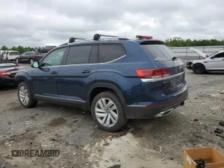 2021 Volkswagen Atlas SEL with VIN 1V2BR2CA8MC576209, listed as a Copart auction lot 57520615 with 63,575 mi miles and Salvage title. Bid and sale history available at DreamBid. Image 2.