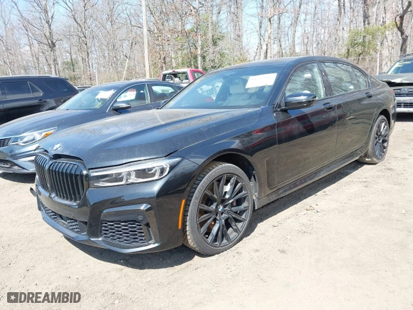 2021 BMW 7 Series 750i xDrive with VIN WBA7U2C05MCF72521, listed as a IAAI auction lot 41763182 with 68,668 mi miles. Bid and sale history available at carsss.com. Image 17.