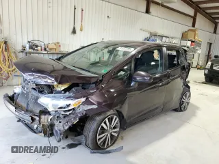 2015 Honda Fit EX-L with VIN 3HGGK5H8XFM752134, listed as a Copart auction lot 51317285 with 89,086 mi miles and Salvage Title. Bid and sale history available at carsss.com. Image 1.