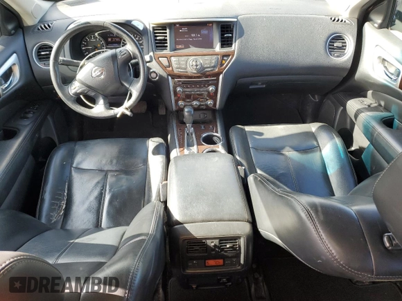 2016 Nissan Pathfinder SV with VIN 5N1AR2MM2GC643618, listed as a Copart auction lot 45000705 with 166,354 mi miles and Salvage Title. Bid and sale history available at carsss.com. Image 8.