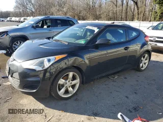 2015 Hyundai Veloster with VIN KMHTC6AD0FU229154, listed as a Copart auction lot 49070635 with 135,790 mi miles and Salvage Title. Bid and sale history available at carsss.com. Image 1.