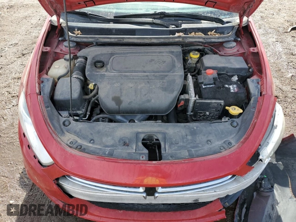 2016 Dodge Dart SXT Sport with VIN 1C3CDFFA4GD817774, listed as a Copart auction lot 46307245 with 113,669 mi miles and Salvage Title. Bid and sale history available at carsss.com. Image 12.