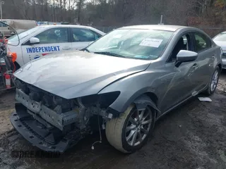 2015 Mazda 6 i Sport with VIN JM1GJ1U68F1172408, listed as a IAAI auction lot 41656486 with 161,581 mi miles. Bid and sale history available at carsss.com. Image 2.