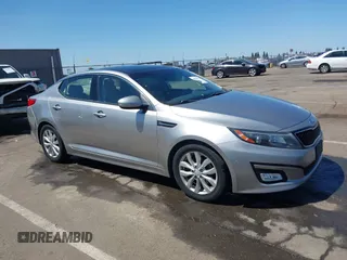 2014 Kia Optima EX with VIN 5XXGN4A75EG317958, listed as a IAAI auction lot 42075557 with 138,903 mi miles and . Bid and sale history available at carsss.com. Image 13.