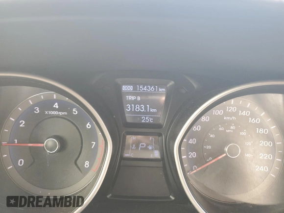2013 Hyundai Elantra with VIN KMHD35LE5DU024589, listed as a Copart auction lot 60716865 with 154,361 mi miles and Clean title. Bid and sale history available at DreamBid. Image 9.