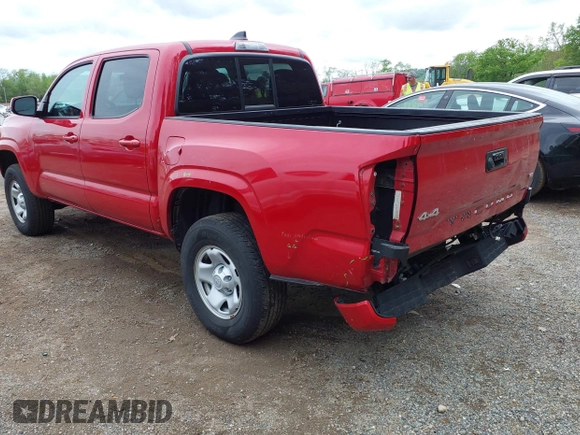 2021 Toyota Tacoma SR z VIN 3TMCZ5AN6MM444433, wystawiony jako IAAI lot #42260193 z przebiegiem 47 351 mil mil oraz . Historia ofert i sprzedaży dostępna na DreamBid. Obrazek 3.