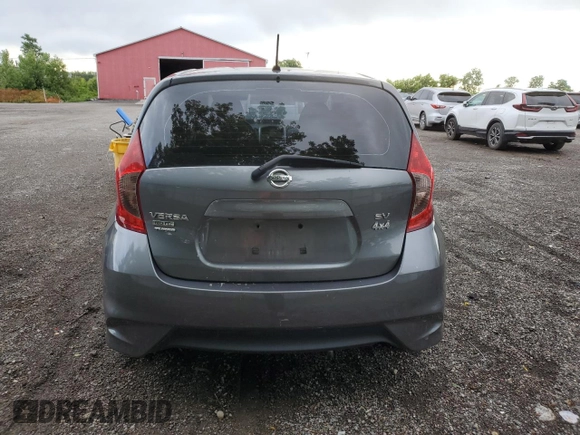 2019 Nissan Note SV with VIN 3N1CE2CP0KL358386, listed as a Copart auction lot 58157114 with Not provided miles and Salvage title. Bid and sale history available at DreamBid. Image 6.