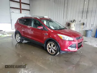 2013 Ford Escape Titanium with VIN 1FMCU9J90DUA69963, listed as a Copart auction lot 61935255 with 99,244 mi miles and Salvage title. Bid and sale history available at DreamBid. Image 4.