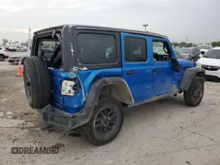 2024 Jeep Wrangler Sport with VIN 1C4PJXKN3RW236990, listed as a Copart auction lot 61449514 with 3,479 mi miles and Salvage title. Bid and sale history available at DreamBid. Image 3.