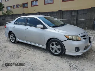 2011 Toyota Corolla L with VIN 2T1BU4EE9BC617463, listed as a Copart auction lot 53572855 with 136,542 mi miles and Salvage Title. Bid and sale history available at carsss.com. Image 4.