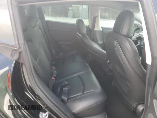 2022 Tesla Model 3 with VIN 5YJ3E1EA2NF124334, listed as a Copart auction lot 45390715 with 25,861 mi miles and Salvage Title. Bid and sale history available at carsss.com. Image 10.