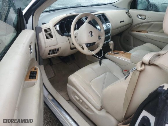 2011 Nissan Murano CrossCabriolet with VIN JN8AZ1FY5BW003638, listed as a Copart auction lot 74737984 with 0 mi miles and Salvage Title. Bid and sale history available at carsss.com. Image 8.