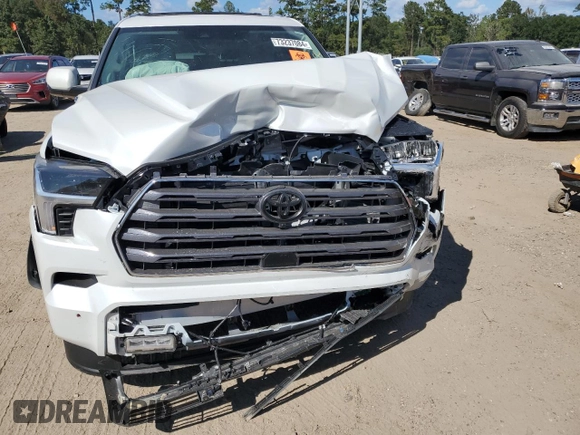 2024 Toyota Sequoia SR5 with VIN 7SVAAABA4RX041139, listed as a Copart auction lot 73237084 with 4,742 mi miles and Salvage Title. Bid and sale history available at carsss.com. Image 5.