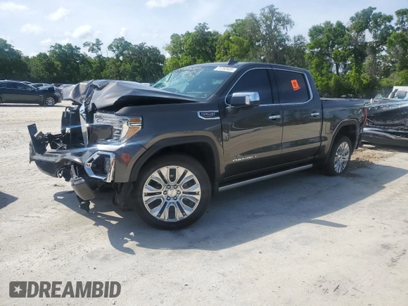 2020 GMC Sierra 1500 Denali with VIN 1GTU9FEL3LZ164890, listed as a Copart auction lot 51253935 with 63,147 mi miles and Non Repairable. Bid and sale history available at DreamBid. Image 1.
