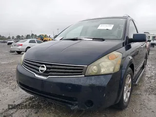 2008 Nissan Quest S with VIN 5N1BV28U68N111465, listed as a IAAI auction lot 41576259 with 204,289 mi miles. Bid and sale history available at carsss.com. Image 6.