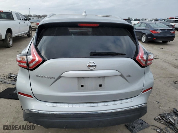 2018 Nissan Murano SV with VIN 5N1AZ2MG9JN160004, listed as a Copart auction lot 43771435 with 48,245 mi miles and Salvage Title. Bid and sale history available at carsss.com. Image 6.