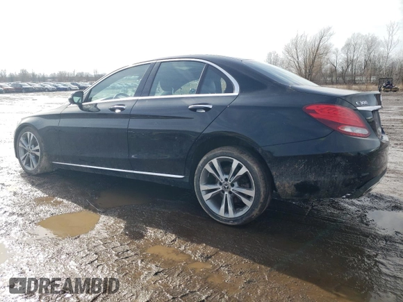 2018 Mercedes-Benz C 300 with VIN 55SWF4JB7JU257190, listed as a Copart auction lot 47238505 with 61,712 mi miles and Salvage title. Bid and sale history available at DreamBid. Image 2.
