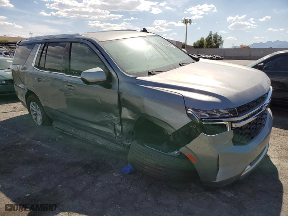 2023 Chevrolet Tahoe LS with VIN 1GNSKMKD8PR230800, listed as a Copart auction lot 66228604 with 7,117 mi miles and Salvage Title. Bid and sale history available at carsss.com. Image 4.