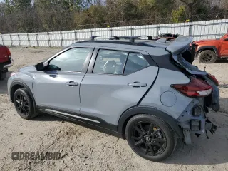 2021 Nissan Kicks SR with VIN 3N1CP5DV1ML517170, listed as a Copart auction lot 48242955 with 24,957 mi miles and Salvage Title. Bid and sale history available at carsss.com. Image 2.